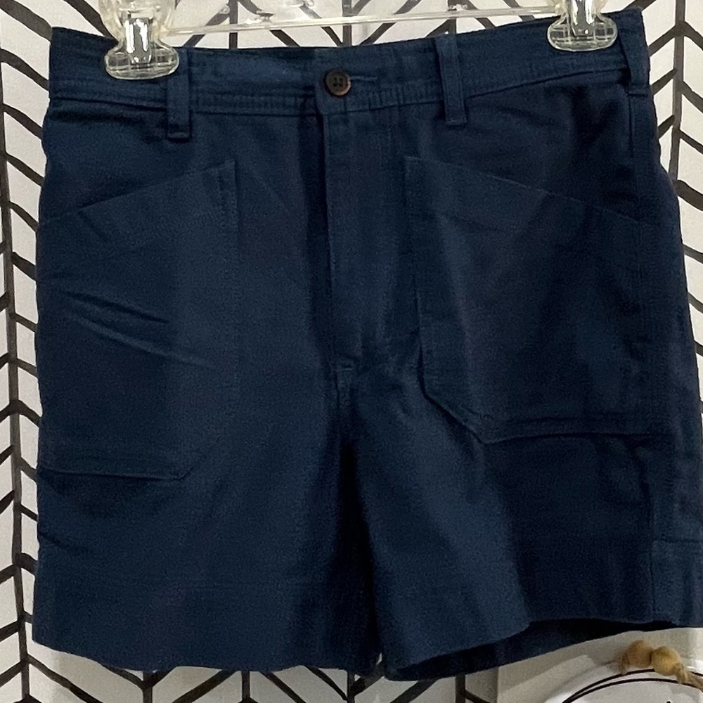 NWT Patagonia 100% Organic Cotton Slub Shorts, 5 inch in Stone Blue, Size 6 - Picture 6 of 13